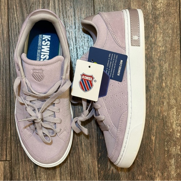 K-Swiss Court Block purple sneakers size 7.5 BNWT - Picture 3 of 11